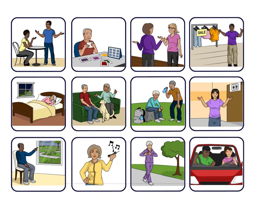 Tobii Dynavox 的 In Context PCS 示例